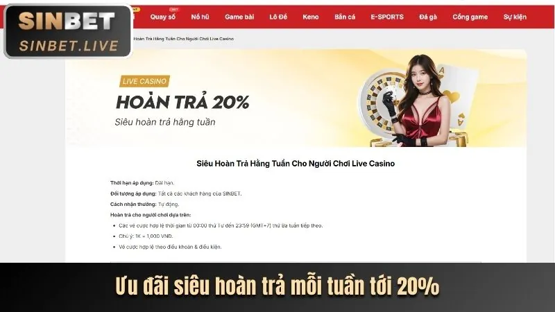 Ưu đãi sòng bạc trực tuyến tại vnbet hiện đang mở